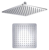 OPTIMA X Kopfbrause eckig, 4 mm hoch 250 x 250 mm, air-technik, verchromt