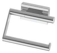 OPTIMA X Papierhalter ohne Deckel, zum Kleben u. Bohren, verchromt