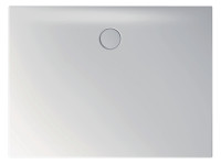 OPTIMA X Stahl Duschflaeche,140 x 100 cm weiss mit Antirutsch Sense