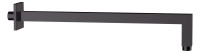 OPTIMA X Wand-Brausearm eckig Ausladung 400 mm, schwarz matt
