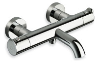 OPTIMA X/X2 Thermostat-Wannenbatterie mit Verbruehschutz, verchromt