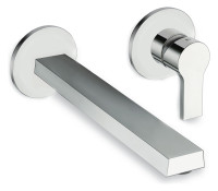OPTIMA X2 Einhebel-Wand-Waschtisch- batterie, 225 mm, ohne ALG, verchromt