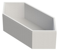 OPTIMA Z Wannentraeger fuer OPTIMA L Acryl-6-Eckwanne, 200 x 90 cm