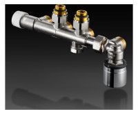 OVENTROP-Anschlussarmatur Multiblock T-RTL, Eckform, G 1/2 AG