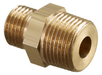 OVENTROP Doppelnippel,Messing,einerseits Innen-konus,3/8 x 3/8",Nr.2080352