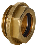 OYSTER Uebergangskupplung aus Rotguss 22 x 3/4", Aussengewinde Nr.Y4243G