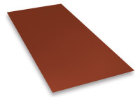 PREFA Alublech 0,70 mm,ziegelrot m.Folie a 4,05 kg, 1000x2000 mm, Ruecks. oxydrot