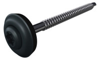 PREFA Edelstahlschraube 4,5 x 60mm, TX20 Dichtscheibe 15 mm, anthrazit, 100 Stk.