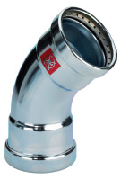 PRESTABO Bogen 45 Gr., Innen x Innen aus unlegiertem Stahl 76,1 mm, Nr. 1126XL