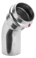 PRESTABO Bogen 45 Grad, Innen x Aussen aus unlegiertem Stahl, 22 mm, Nr. 1126.1
