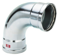 PRESTABO Bogen 90 Grad, Innen x Innen aus unlegiertem Stahl 76,1 mm, Nr.1116XL