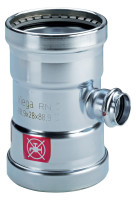 PRESTABO T-Stueck aus unlegiertem Stahl, 88,9 mm, Nr. 1118XL
