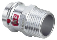PRESTABO Uebergangsnippel,mit Aussengew. aus unlegiertem Stahl,22x1/2",Nr.1111