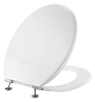 PROJECTA WC-Sitz mit Deckel, Nr. 54 mit durchg. Scharnierw. ES, weiss polygiene