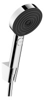 PULSIFY 105 3jet Porterset, verchromt Nr. 24302000, mit Brauseschlauch 1250mm