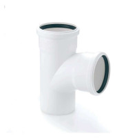 RAUPIANO Plus Abzweig DN 90 x 90, 87 Grad, max flow