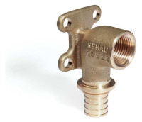 RAUTITAN RX+ Wandwinkel m. quadratischer Wandscheibe, 20-Rp 1/2, Nr. 14563691001