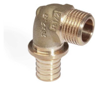 RAUTITAN RX+ Winkeluebergang mit AG 25-R 3/4, Nr. 14563501001