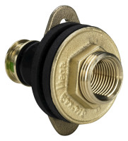 RAXOFIX Wanddurchfuehrung, gerade aus Rotguss,16x1/2IGx3/4AGx30,Nr.5332.31