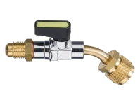 Refco Kugelventil zu Füllschläuchen CA-1/2"-20UNF-45-Y gelb