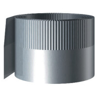 RHEINZINK Anformzink plissiert, 0,6 mm, Zuschnitt 333 mm,Rolle a.15m