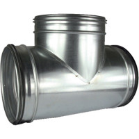 ROKAFLEX Abzweig AD DN 140 x 140 90 Grad mit Dichtungen, verzinkt