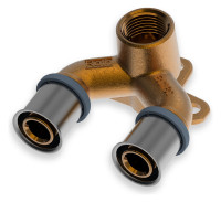 ROTH RIS Wandscheibe U-Form mit Stuetz- koerper, 17mmx1/2 IG 17mm,Nr.1135004534