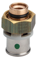 SANFIX Verschraubung fuer Verteiler 16 mm zum Pressen, Nr. 2119