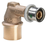 SANFIX Winkel, langes IG 1/2" x 16 mm zum Pressen, Nr. 2114.1