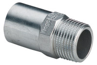 SANPRESS/INOX Einsteckstueck mit AG aus nichtr.Stahl, 54x2", Nr. 2311.1