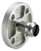 SANPRESS/INOX Flanschuebergang mit SC- Contur, m. Pressanschl., 42 mm, Nr. 2359