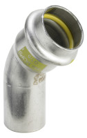 SANPRESS/INOX G (Gas) Bogen 45 Grad IxA aus nichtr. Stahl, 54 mm, Nr. 0226.1