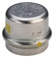 SANPRESS/INOX G (Gas) Verschlusskappe 22 mm, aus nichtr. Stahl, Nr. 0256