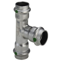 SANPRESS/INOX T-Stueck, aus nichtr.Stahl, 28 mm, Nr. 2318