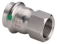 SANPRESS/INOX Uebergangsstueck mit IG aus nichtr.Stahl, 54x2", Nr. 2312