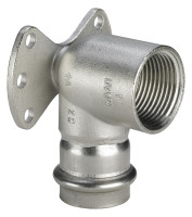 SANPRESS/INOX Wandscheibe aus nichtr.Stahl, 22x3/4", Nr. 2325.5