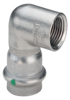SANPRESS/INOX Winkel 90 Grad,m.Innengew. aus nichtr.Stahl, 22x3/4", Nr. 2314.2