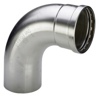 SANPRESS INOX XL Bogen 90 Grad, IxA aus nichtr. Stahl, 76,1 mm, Nr.2316.1XL