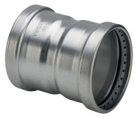SANPRESS INOX XL Muffe, aus nichtr. Stahl, 76,1 mm, Nr. 2315XL