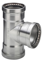 SANPRESS INOX XL T-Stueck, aus nichtr. Stahl, 76,1x28x76,1 mm, Nr. 2318XL