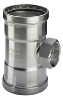 SANPRESS INOX XL T-Stueck mit IG, aus Stahl, 76,1x3/4"x76,1 mm, Nr. 2317.2XL