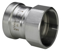 SANPRESS INOX XL Uebergangsstueck mit IG aus nichtr.Stahl, 76,1x21/2", Nr.2312XL