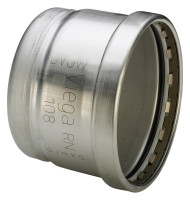 SANPRESS INOX XL Verschlusskappe aus nichtr. Stahl, 76,1 mm, Nr.2356.1XL