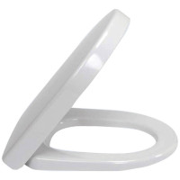 SAPHIR VERITY DESIGN 2.0 WC-Sitz Compact mit Quick Release und Soft Close, weiss