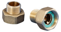 Satz WILO Verschr. mess. fuer 1/2" Pumpe Rp 1/2" A.-Gew.x 15 mm Loet I./x R1" UWM