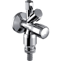 SCHELL Kombinations Eckventil COMFORT mit RV mit RB mit ASAG 1/2" chrom