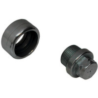 Schmieding Gas-Sicherheitsstopfen mit Ring, Typ RVS-ST, 1/2", verzinkt