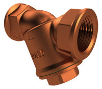 Schmutzfaenger FY 30 m. Muffenanschluss Gehaeuse u. Stopfen aus Messing, 1/2"
