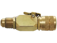 Schnellkupplung m. Schraderventil gerade 26-C 1/2"-20UNF (5/16"SAE) R410A