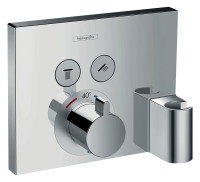 SHOWERSELECT Farbset f. Thermostatbatt. f. 2 Verbraucher, m. Fixfit u. Porter